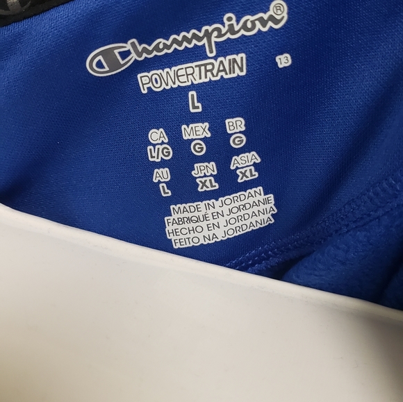 NWOT Champion Men's Powertrain performance color block full zip jacket size L - Picture 5 of 6